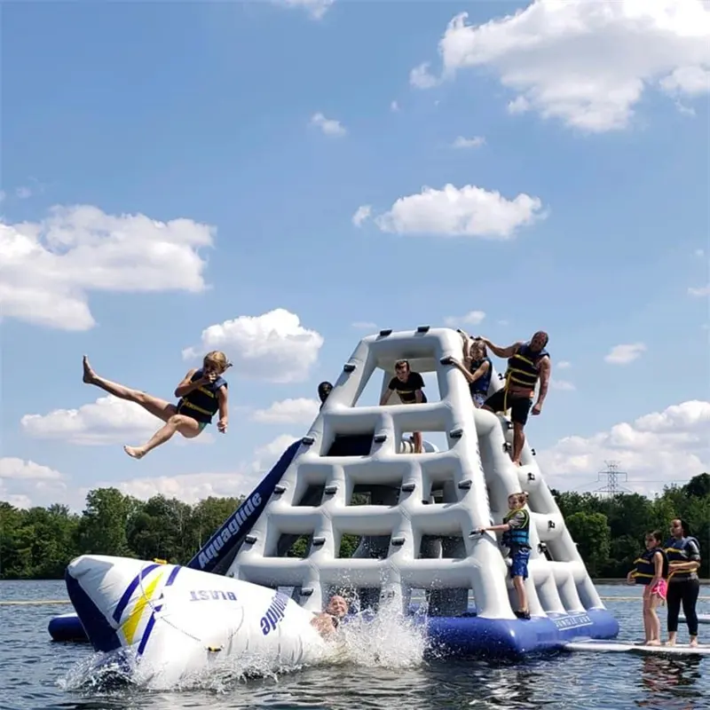अनुकूलित inflatable अस्थायी पानी पार्क एक्वा पार्क