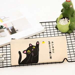 10*20 CM promosyon DIY resim süblimasyon tuval kalem kutusu özel kalem çantası kalem çantası - Product Image 3