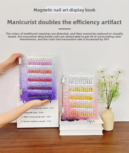 Tabla de Exhibición de Esmalte de Uñas Acrílico Magnético, Libro de Almacenamiento de Esmalte en Gel, 120/180/240 Colores - Product Image 2