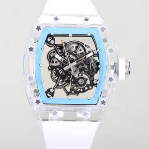2026 Bestselling Tonneau Sapphire Crystal 055 Men's Automatic Mechanical <b>Watch</b>, Designer Stylish Hollow Skeleton <b>Watch</b> - Product Image 1