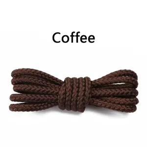 Hot Fashion Shoe lace Rope hiking laces bulk mountaineering shoelaces Striped round shoelace martin boot shoelaces