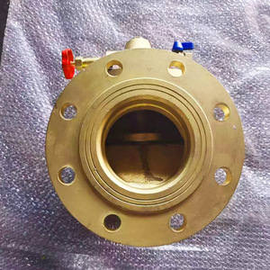 Vanne à boisseau flottant hydraulique en cuivre et laiton, télécommandée, raccord à bride, tailles 1/2"-2", modèle 100X-16W, OEM/ODM, usage général - Product Image 2