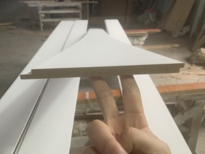 Usage multiple Bon marché Blanc apprêté MDF Mur <span class=keywords><strong>Z</strong></span> Forme Nickle Gap Wall Panel Shiplap - Product Image 2