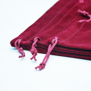 Bijouterie Pochette d'emballage anti-poussière Anneau à cordon Collier rouge à lèvres Boucle d'oreille Bijouterie Sac en velours Tissu feutre Vente en gros - Product Image 5