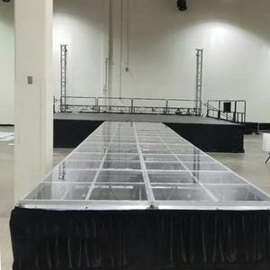 TENTCHO podio regolabile in alluminio portatile piscina acrilico e palcoscenico in vetro per eventi palco piattaforma - Product Image 3