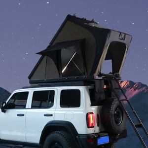 Tenda atas atap mobil 2-3 orang, tenda kain Oxford otomatis Pop-Up, cangkang keras aluminium Kemah luar ruangan mudah dibuat - Product Image 1