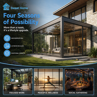 Pergola moderne en aluminium à profil mince, gazebo d'extérieur avec guirlandes solaires pour jardin et terrasse