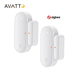 Avatto Zigbee Tuya intelligente sensore della finestra della porta rilevamento in tempo reale del sensore della porta di chiusura di apertura