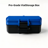 3ML 5-Fächer OEM Großpackung Kunststoff-Peptidbox Peptid-Aufbewahrungsbox Gefrierbox für Probenfläschchen zum Transport und zur Präsentation