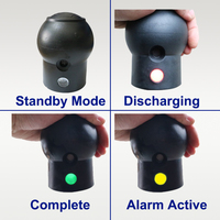 JEJOR ESD Poteau de décharge antistatique tactile antidéflagrant pour élimination des charges électrostatiques du corps humain