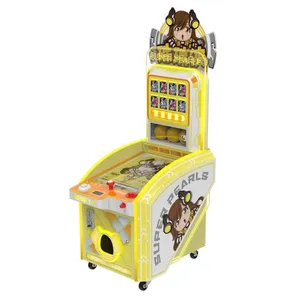 Super pearls 4d indoor mini kid coin operated games marble game arcade machine with card for game room