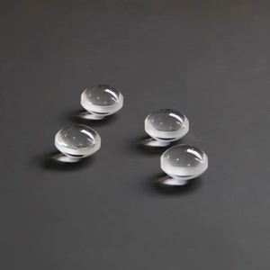 Lentille biconvexe en silice fondue BK7 de diamètre 5 mm, longueur focale 12 mm, avec revêtement antireflet pour équipement optique, personnalisation OEM - Product Image 1