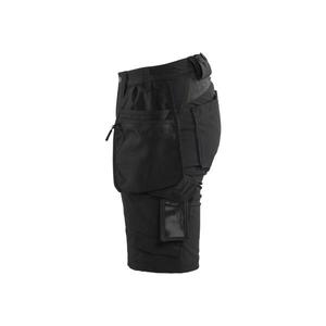BLAKLADER - 718316459998C34 Craftsman shorts 4-Way stretch Mujer Negro/Gris oscuro-EAN 7330509876022 PANTALÓN CORTO DE TRABAJO - Product Image 5
