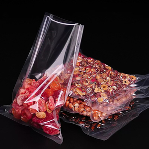Sacs sous vide plats transparents en PE de qualité alimentaire, scellés sur trois côtés, pour l'emballage et la conservation des aliments frais - Product Image 3