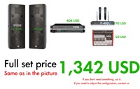Haut-parleur professionnel double 15 pouces 600W à prix d'usine, gamme complète, subwoofer passif 4Ω