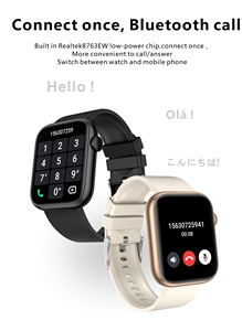 智能手表 IP67 防水 触摸屏 兼容 Android 健身追踪器 睡眠追踪器 来电接听 5.7 天续航时间 - Product Image 2