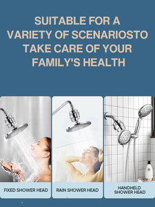 Filtre de douche amélioré pour salle de bain domestique, haute efficacité, élimine le chlore, les sédiments et les impuretés, équilibre la peau sèche - Product Image 2