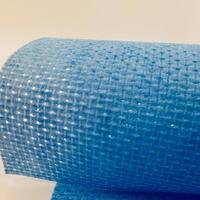 Paños de tela no tejida Spunlace de 10 mallas con orificios redondos, teñidos por completo, con código de color