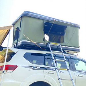 Carpa de Techo Rígida de Aluminio, Verde, de Una Sola Capa, Impermeable para las Cuatro Estaciones, Tela Oxford de 2000-3000 mm, para Viajes al Aire Libre, 4 Personas, 4x4, Fácil de Instalar - Product Image 5