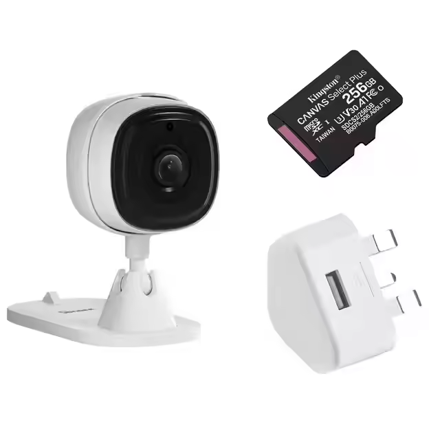 New 3MP 1080P Mini Smart Home Security Camera Two-Way Audio Motion Detection Memory Card Storage CMOS for Baby Monitoring