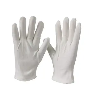 Китайский поставщик, мягкие тканевые термостойкие защитные хлопковые рабочие перчатки для осмотра ювелирных изделий