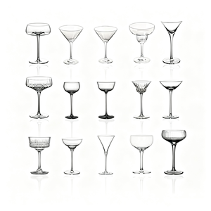 Copas de Cóctel de Tallo Largo en Oferta, Copas de Margarita de Cristal de Varios Estilos, Copas de Martini para Bar, Bodas <span class=keywords><strong>y</strong></span> Fiestas - Product Image 1