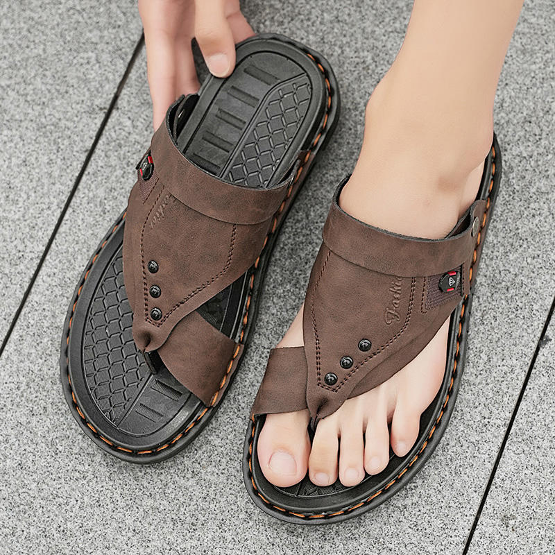 Flip Flops Mens Slippers With Thick Sole Comfort Meets Style With