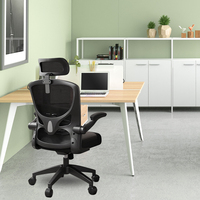 Fauteuil de Bureau Exécutif Ergonomique en Maille Pivotant à Dossier Haut Grande Taille pour Gros et Grands, Vente en Gros