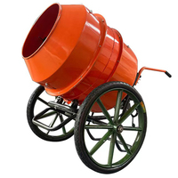 Bétonnière électrique portable FANGGONG Mobile Industrial Iron 400L 1000W, fonctionnement facile, AC 220V-480V, haute qualité OEM/ODM