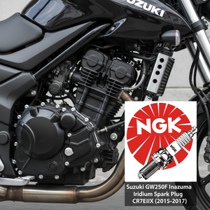 Bougie d'allumage Iridium CR7EIIX pour Suzuki GW 250 F Inazuma (2015-2017) - Product Image 3