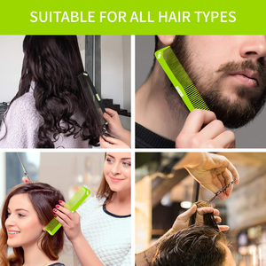 Peine de Estilo Horizontal Instrumento de Nivel Cepillo Herramientas de Precisión Zona de Corte de Cabello Peine de Peluquería de Fibra de Carbono - Product Image 6