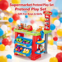 Superbe Offre : Ensemble de Jeu d'Imitation Supermarché pour Enfants, Fruits et Légumes Simulés, Jeu de Rôle Alimentaire avec Scanner, Jouet Éducatif pour Enfants