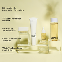 Set de Cuidado Facial de Té Blanco de Marca Privada, Antioxidante Natural, Antienvejecimiento, Reduce las Líneas Finas, Ilumina el Tono, Cuidado Facial Completo