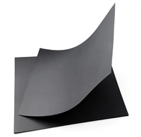 Carton duplex noir double face 250 g/m², revêtement pliable et enroulable pour cadres photo et boîtes d'emballage de bougies, papier fantaisie