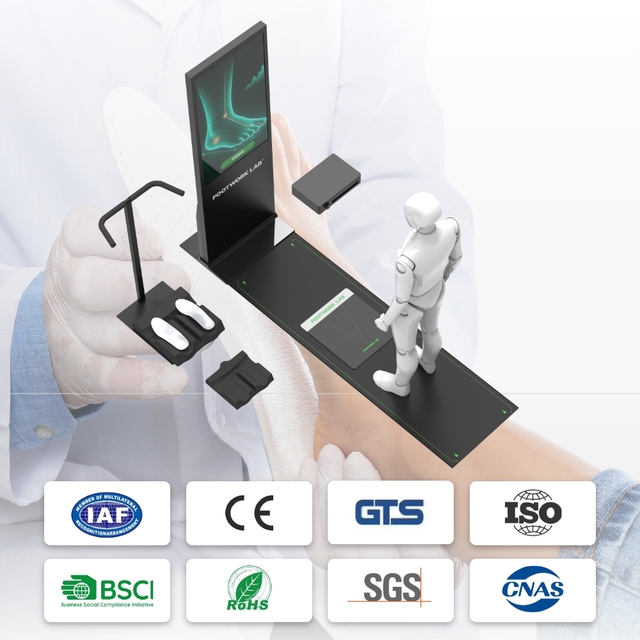 Pediatric Sports Rehabilitation Foot System 3D Gait Analysis Machine Custom Orthotic Insoles Posture Scanner Machine for