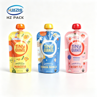 Babyvoeding goedgekeurde spuitzakken voor fruit sap dranken verpakkingen Doypack Jelly zakken Hoge kwaliteit Aanpasbaar