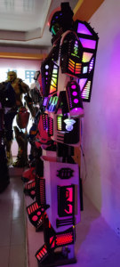 Costume da Festa per Performance, Tuta Robot LED da Supereroe, Costume da Capitan America per Adulti, Cosplay di <span class=keywords><strong>Spiderman</strong></span>, Costume Anime per Halloween - Product Image 3