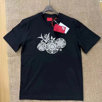Camiseta de Hombre 2026, Talla Europea, Estilo Retro, Elástica, Suave y Cómoda, Cuello Redondo Clásico, Tejido de Algodón Premium