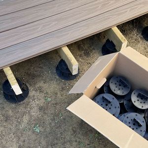 Piedistallo in plastica regolabile in altezza <span class=keywords><strong>per</strong></span> piastrelle in PVC pavimento <span class=keywords><strong>autolivellante</strong></span> in ceramica supporta lo stile di Design moderno <span class=keywords><strong>per</strong></span> Decking esterno - Product Image 6