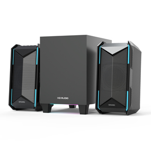 Loa chơi game di động có dây <span class=keywords><strong>USB</strong></span>, sạc lại được, đèn LED RGB 2.1, âm trầm mạnh mẽ, nhiều màu sắc, bán buôn năm 2025 - Product Image 2