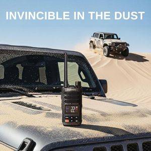 Radioddity X1 Talkies-walkies étanches IP67 robustes <span class=keywords><strong>longue</strong></span> <span class=keywords><strong>portée</strong></span>, lot de 4, réduction du bruit, radio bidirectionnelle FRS <span class=keywords><strong>longue</strong></span> <span class=keywords><strong>portée</strong></span>, balayage NOAA - Product Image 5