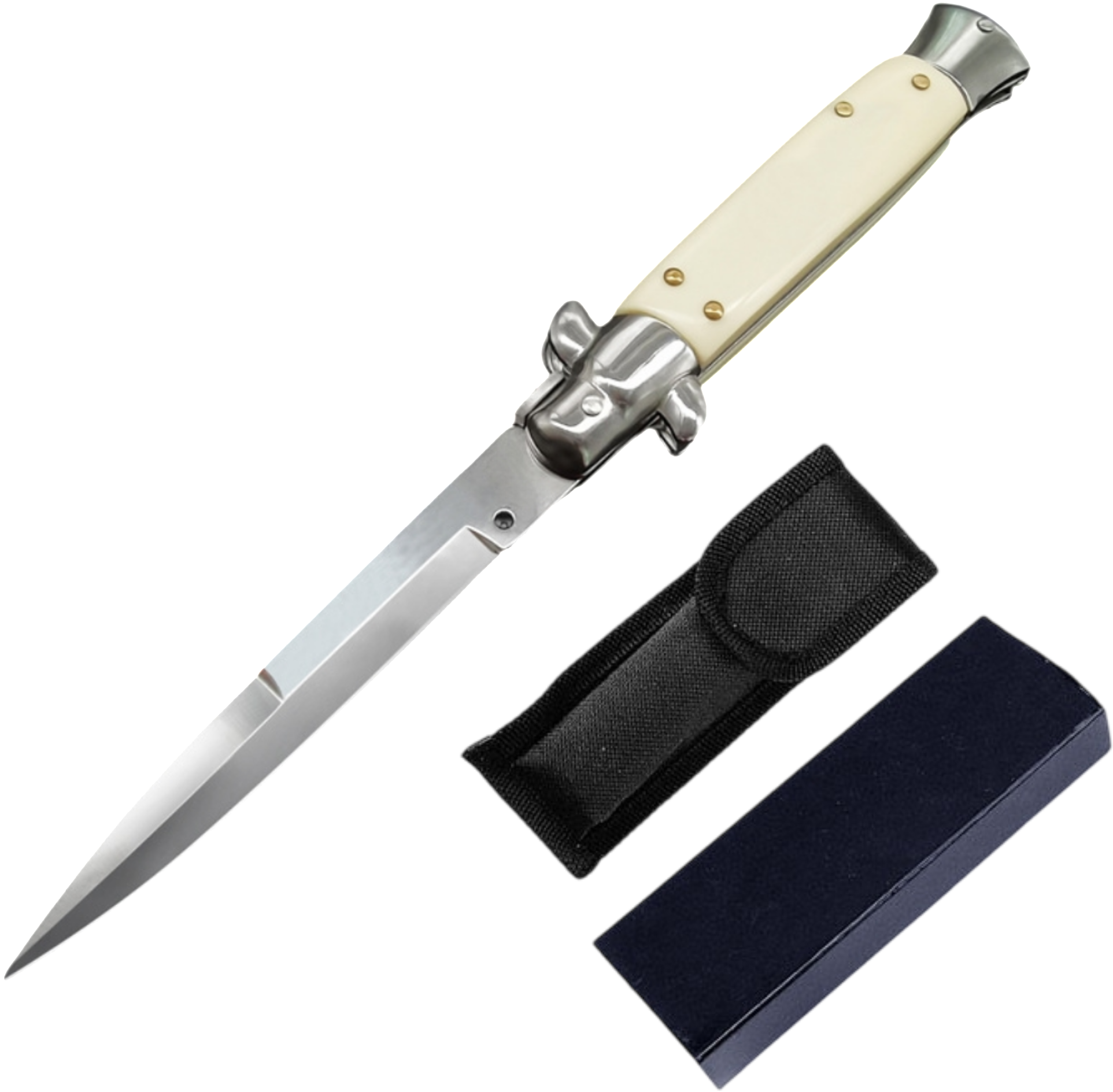 Manico in osso di bue, lama bianca