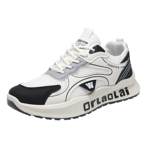 Nuova Tendenza Sneakers Sportive da Uomo Leggere in Materiale Morbido con Marchio Personalizzato per Primavera Estate Autunno - Product Image 2