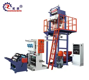 SS-HL 100% Prix de la machine de soufflage de film biodégradable (pla/pbat) Machine soufflée par extrusion de plastique HDPE LDPE