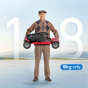 سكوتر صغير صغير صغير قابل للطي خفيف الوزن للغاية بفرشاة بدون فرش خفيف الوزن محمول لكبار السن - Product Image 1