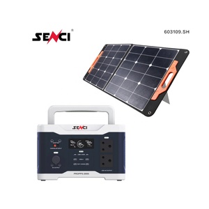 สถานีไฟฟ้า Senci 300W 600W แบตเตอรี่ลิเธียมไร้สายพลังงานแสงอาทิตย์ อายุการใช้งานยาวนาน 110V 220V สำหรับตั้งแคมป์กลางแจ้ง MIN 300 อเนกประสงค์ - Product Image 3