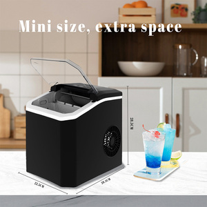 Casa Do Tabletop Automático <span class=keywords><strong>Mini</strong></span> Máquina De Gelo Portátil Fabricante De Cubo De Gelo Do Partido Do Escritório - Product Image 2