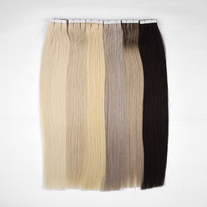 Extensiones de cabello humano KSWIGS PremiumTape In, reutilizables, con cinta invisible, 100% cabello virgen sin procesar, para uso profesional en salones. - Product Image 6