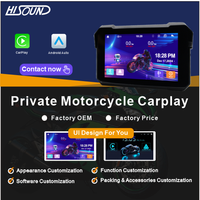 Bon prix 5 pouces Moto navigation gps Moto IPX8 étanche écran intelligent sans fil carplay moto