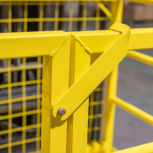 43&quot;x45&quot;Forklift Safety Cage Basket Safety Cage 2 Person <strong>Work</strong> <strong>Platform</strong> 1300LBS - Product Image 3